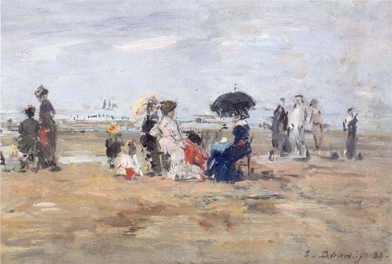 Eugene Boudin Trouville, oil painting picture